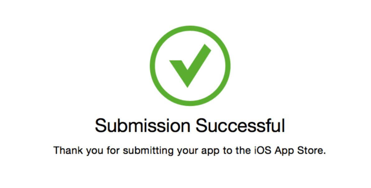 Successful AppStore app submission