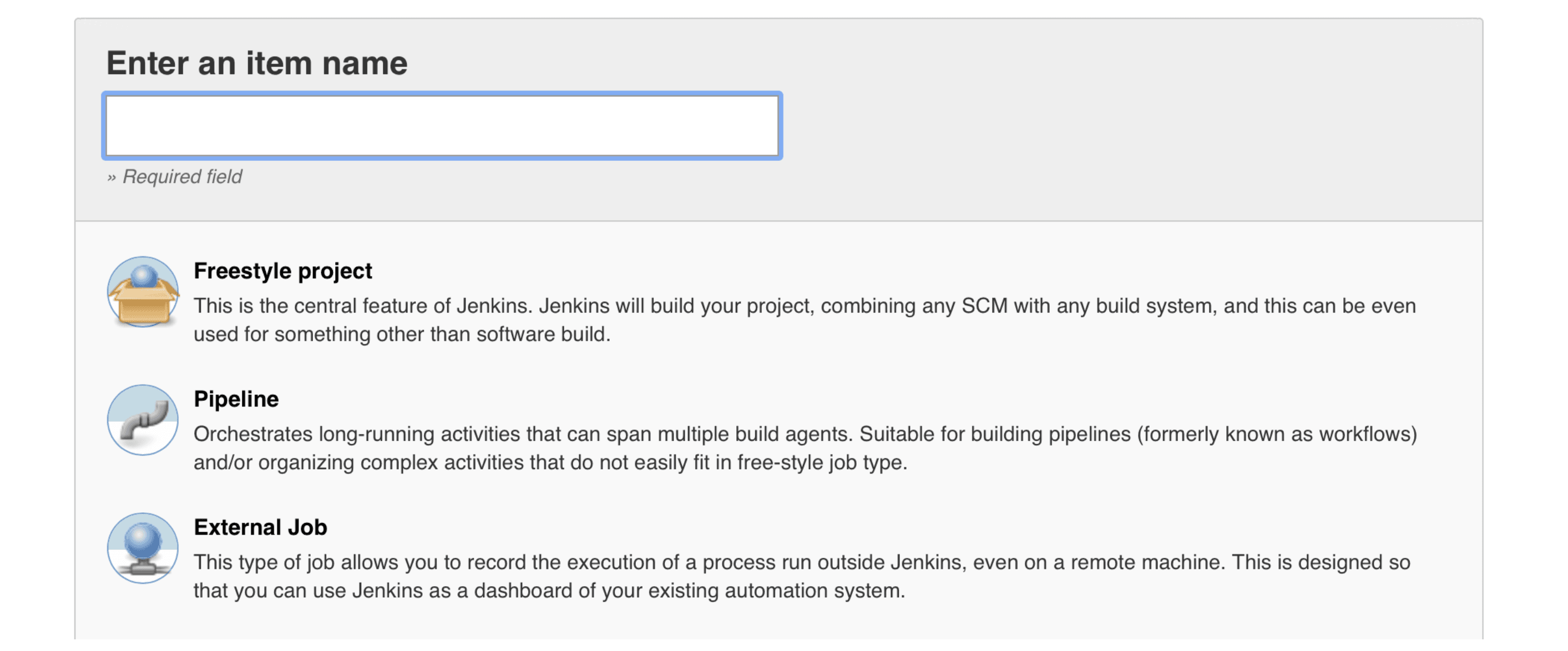 Create a Jenkins job